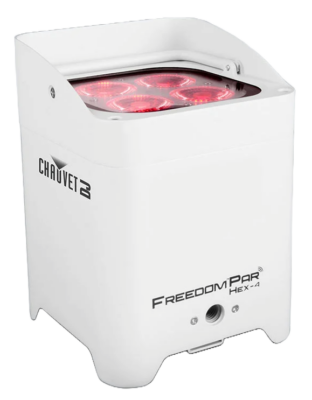 Chauvet Freedom Par Hex 4 Wireless Uplight (White)