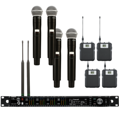 Shure Axient Four Channel Microphone Kit